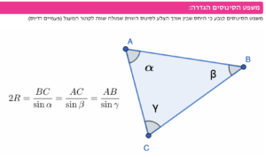 משפט הסינוסים